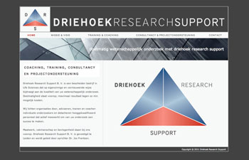 Website Driehoek Research Support